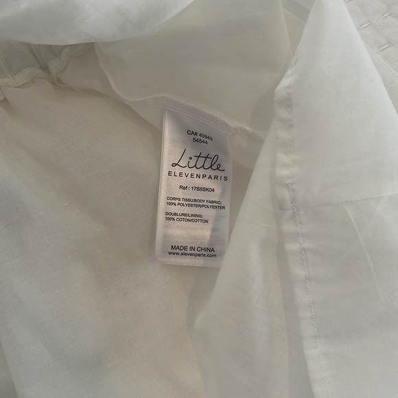 Designer Eleven Paris white tulle skirt with cotton lining size 14 years. New - Picture 10 of 12